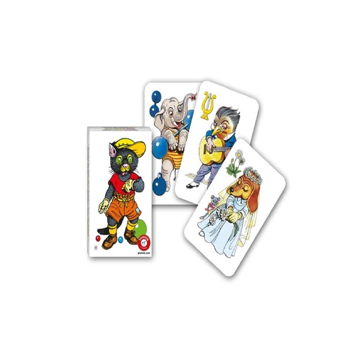 4272 - Quartett Schwarzer Peter Tierbilder, Kartenspiel, für 2-4 Spieler (DE-Ausgabe)