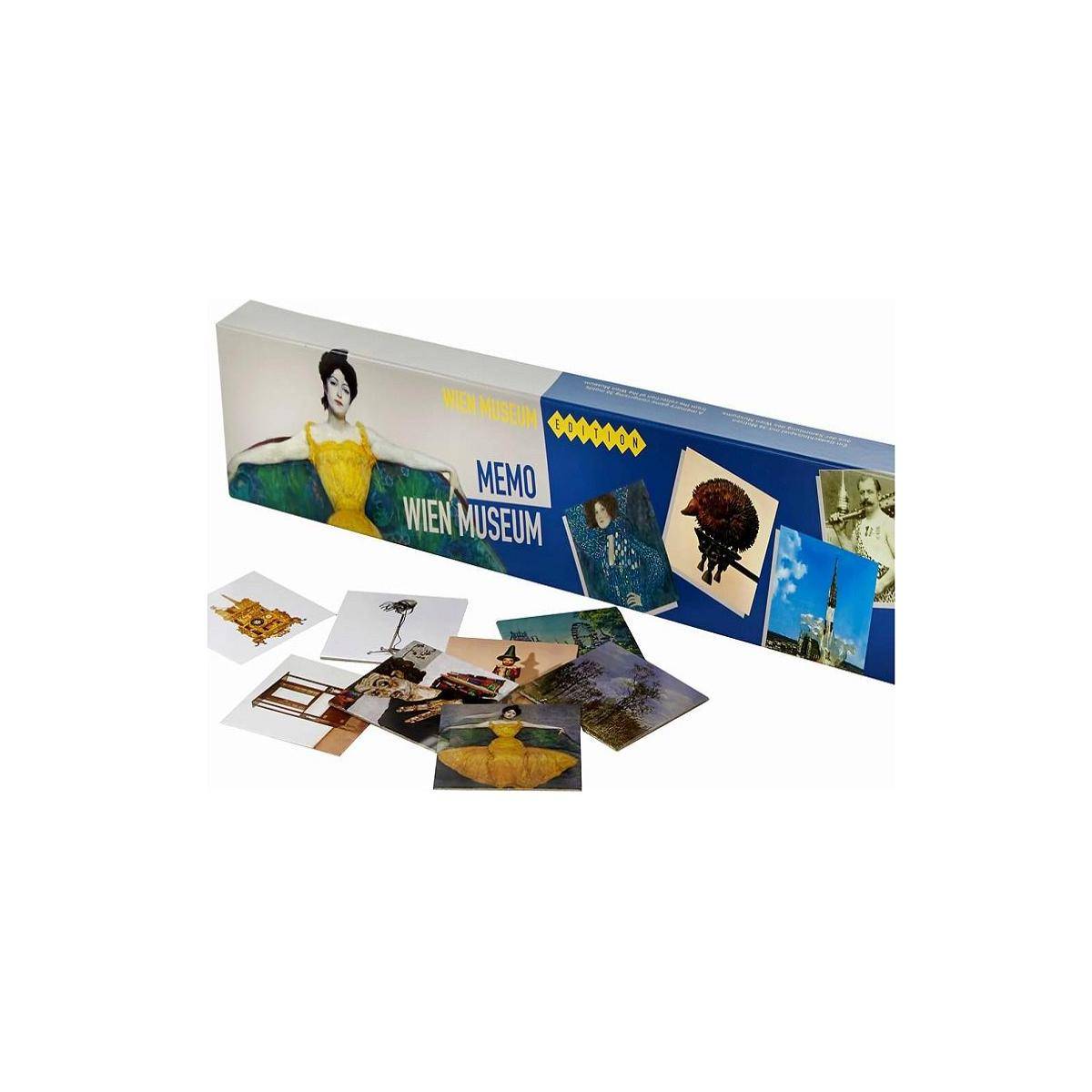 7126 - Memo Wien Museum, Kartenspiel, für 2-6 Spieler, ab 6 Jahren (DE-Ausgabe)