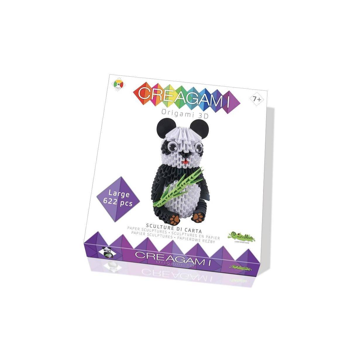 78784 - Creagami: Panda Large - Bastelspiel, für 1+ Spieler, ab 7 Jahren