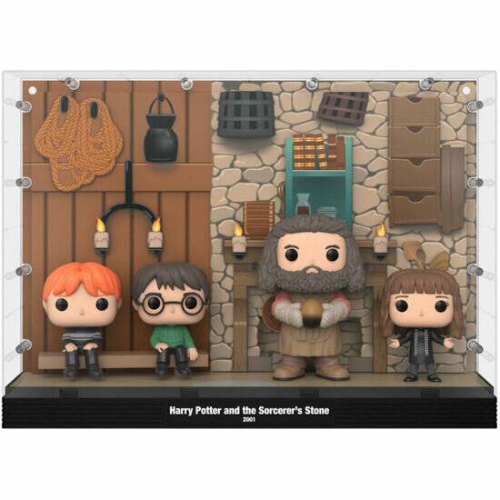 Harry Potter POP Moments Deluxe Vinyl Figuren 4er-Pack Hagrid's Hut 9 cm