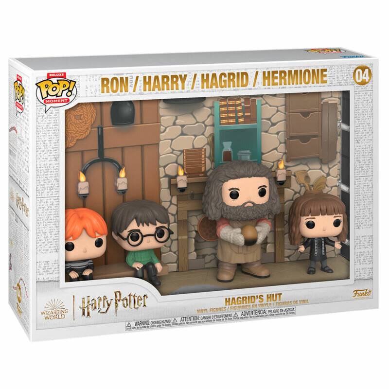Harry Potter POP Moments Deluxe Vinyl Figuren 4er-Pack Hagrid's Hut 9 cm