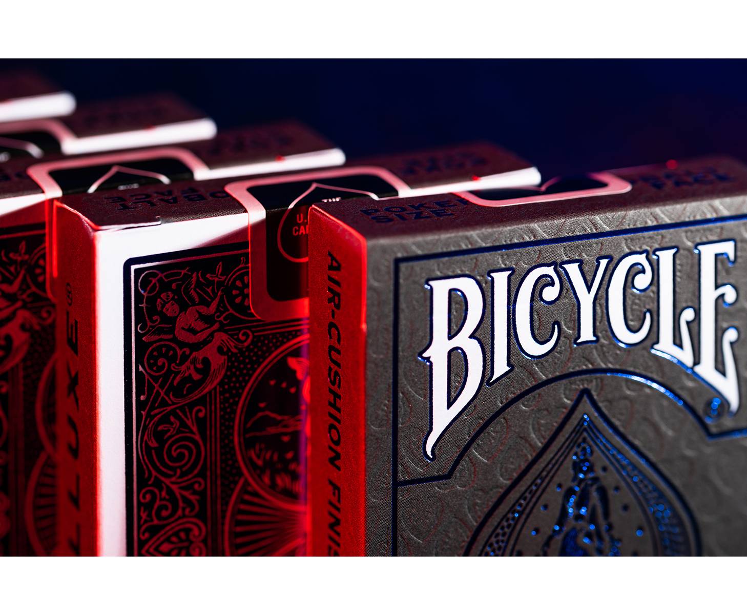 Bicycle® Kartendeck - Foil Back Cobalt Blue Kartenspiel Spielkarten Pokerkarten