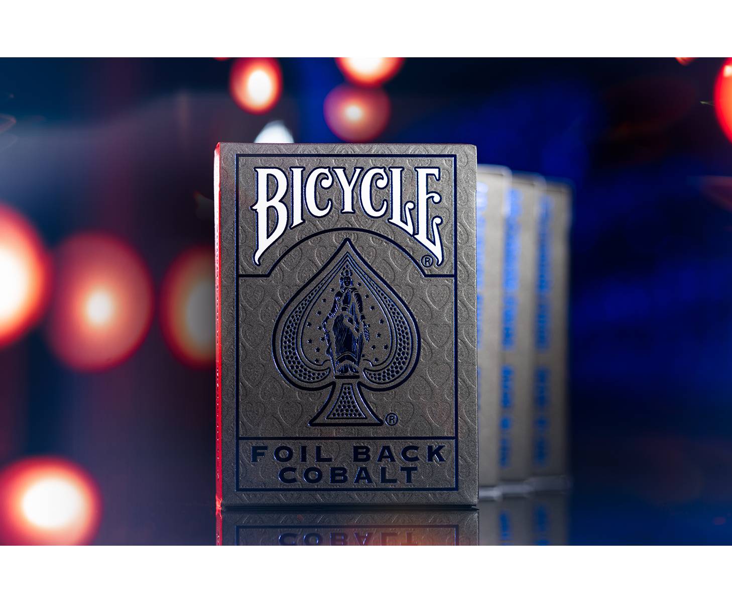 Bicycle® Kartendeck - Foil Back Cobalt Blue Kartenspiel Spielkarten Pokerkarten