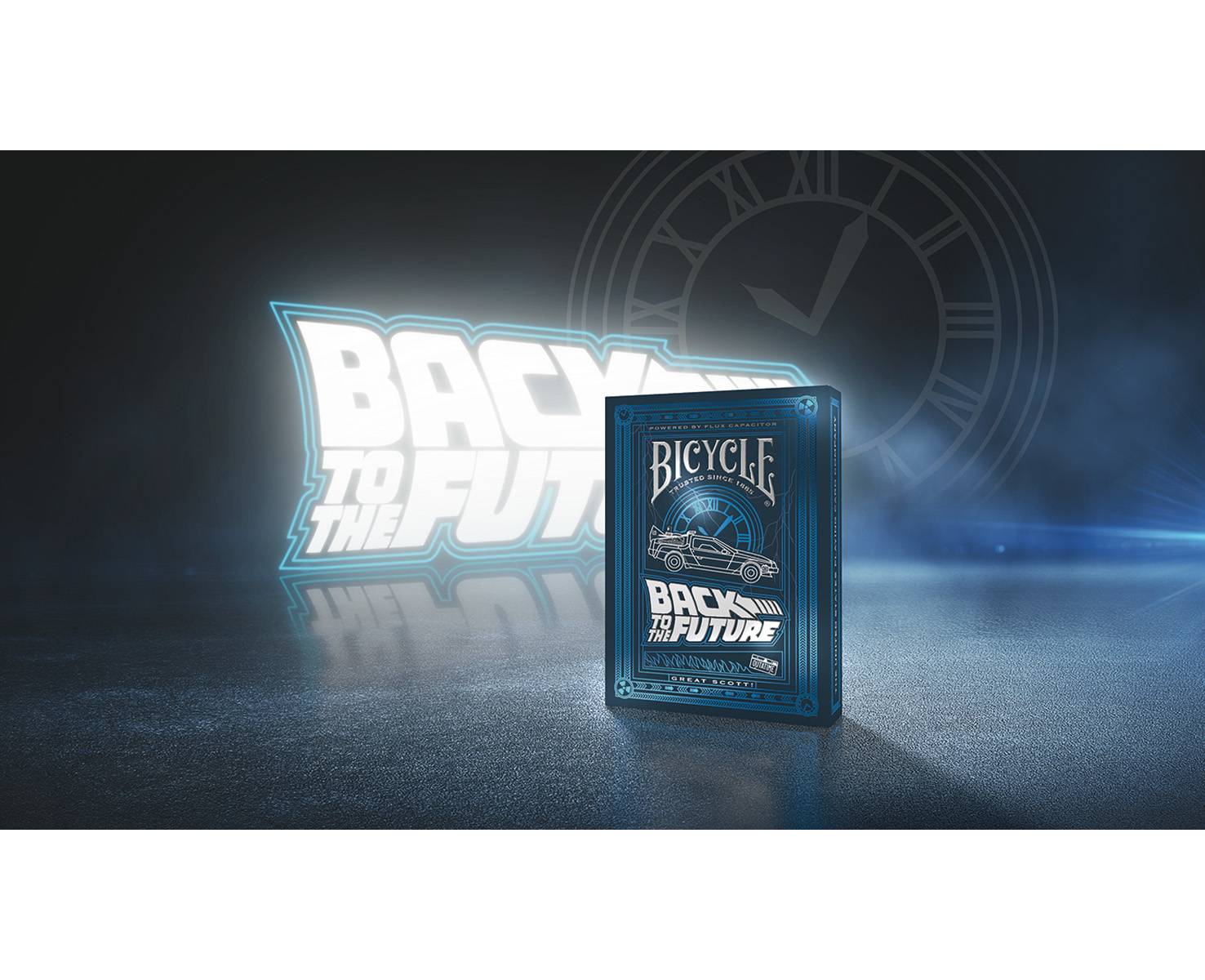 Bicycle® Kartendeck - Back to the Future Kartenspiel Spielkarten Pokerkarten Zurück in die Zukunft