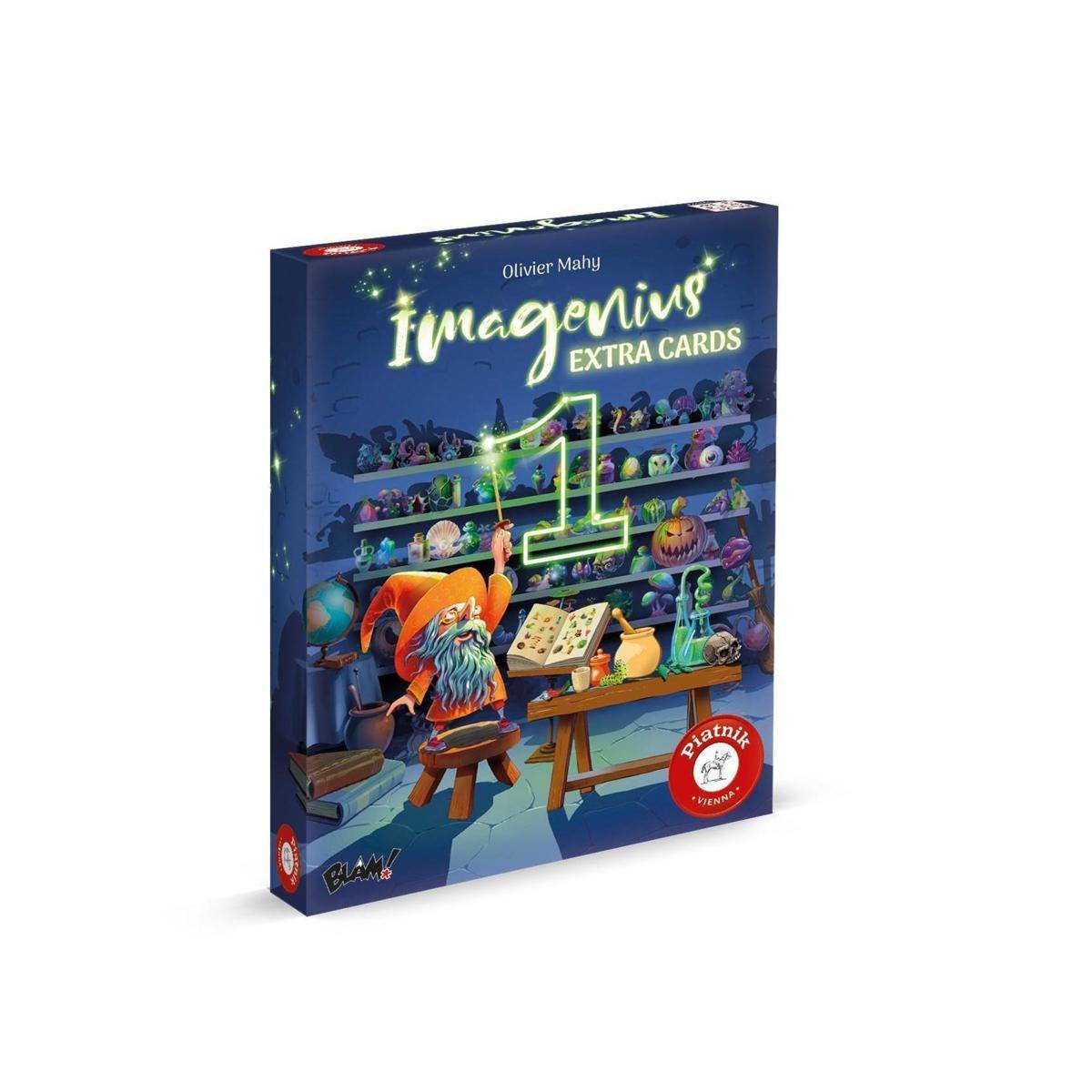 Imagenius - Extra Cards 1, Kartenspiel, für 2-4 Spieler, ab 7 Jahren (DE-Ausgabe)