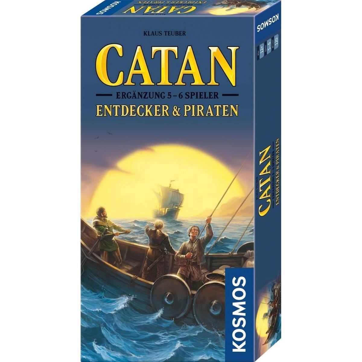 Catan - Entdecker & Piraten 5-6 Spieler, Brettspiel, ab 12 Jahren (DE-Erweiterung)