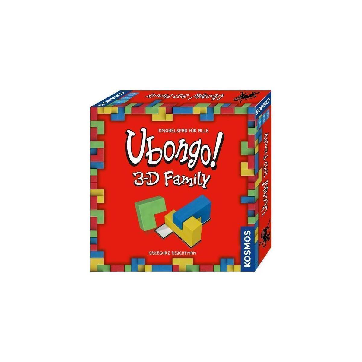 Ubongo 3-D Family, Legespiel, für 1-4 Spieler, ab 8 Jahren (DE-Ausgabe)