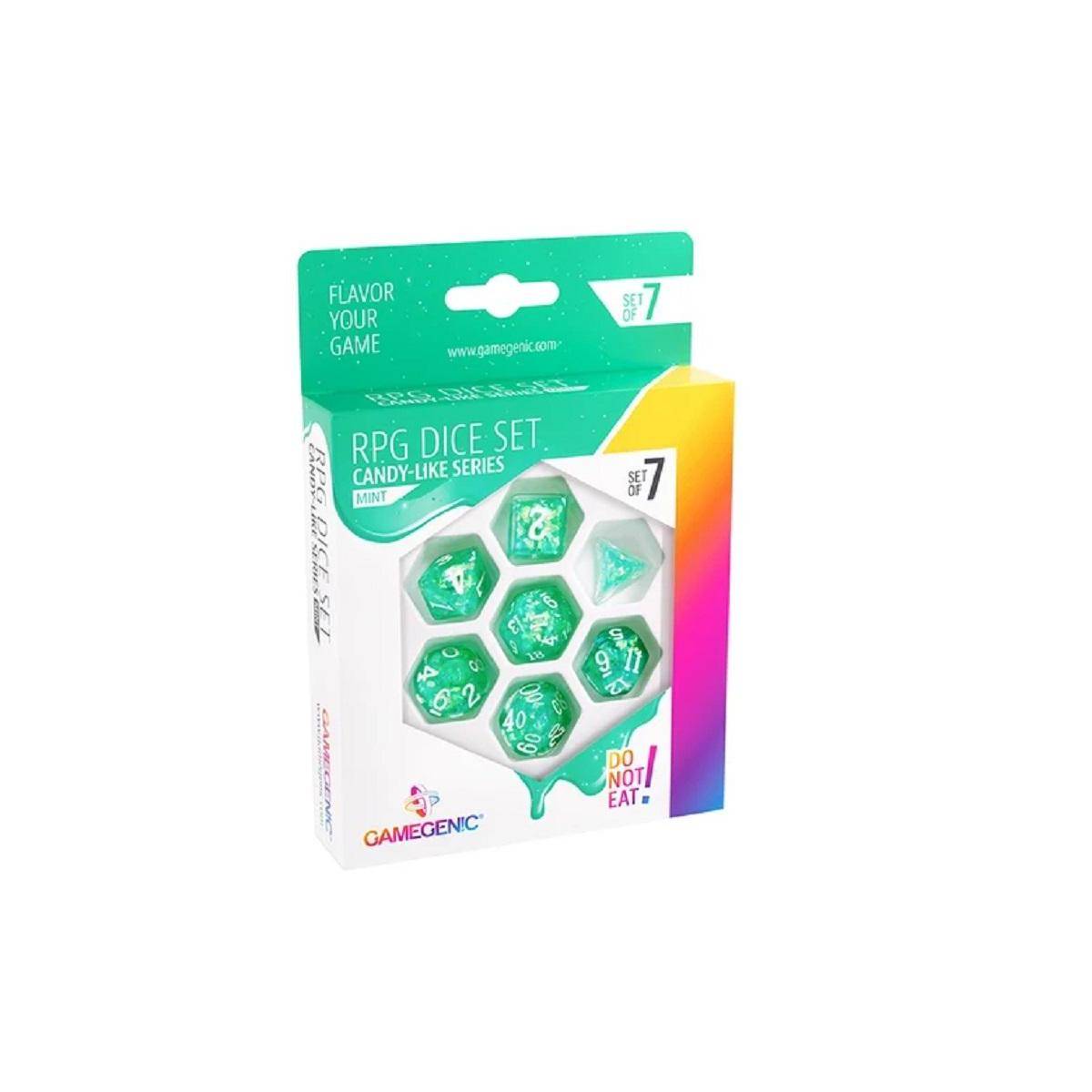 GGS50008 - Candy-like Series - Mint - RPG Dice Set (7pcs)