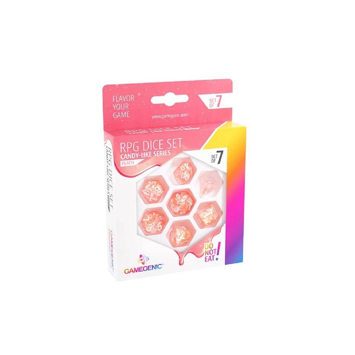 GGS50010 - Candy-like Series - Peach - RPG Dice Set (7pcs)