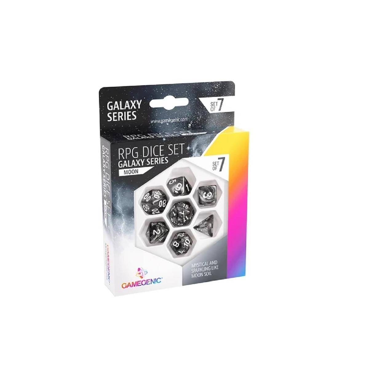 GGS50014 - Galaxy Series - Moon - RPG Dice Set (7pcs)