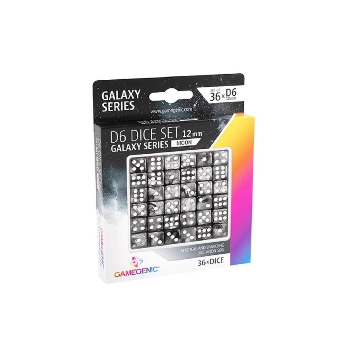 GGS50024 - Galaxy Series - Moon - D6 Dice Set 12 mm (36 pcs)
