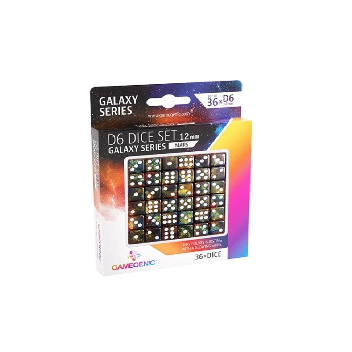 GGS50025 - Galaxy Series - Mars - D6 Dice Set 12 mm (36 pcs)