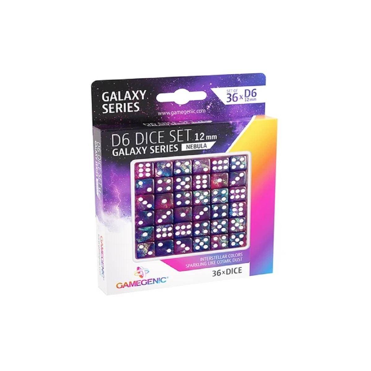 GGS50027 - Galaxy Series - Nebula - D6 Dice Set 12 mm (36 pcs)