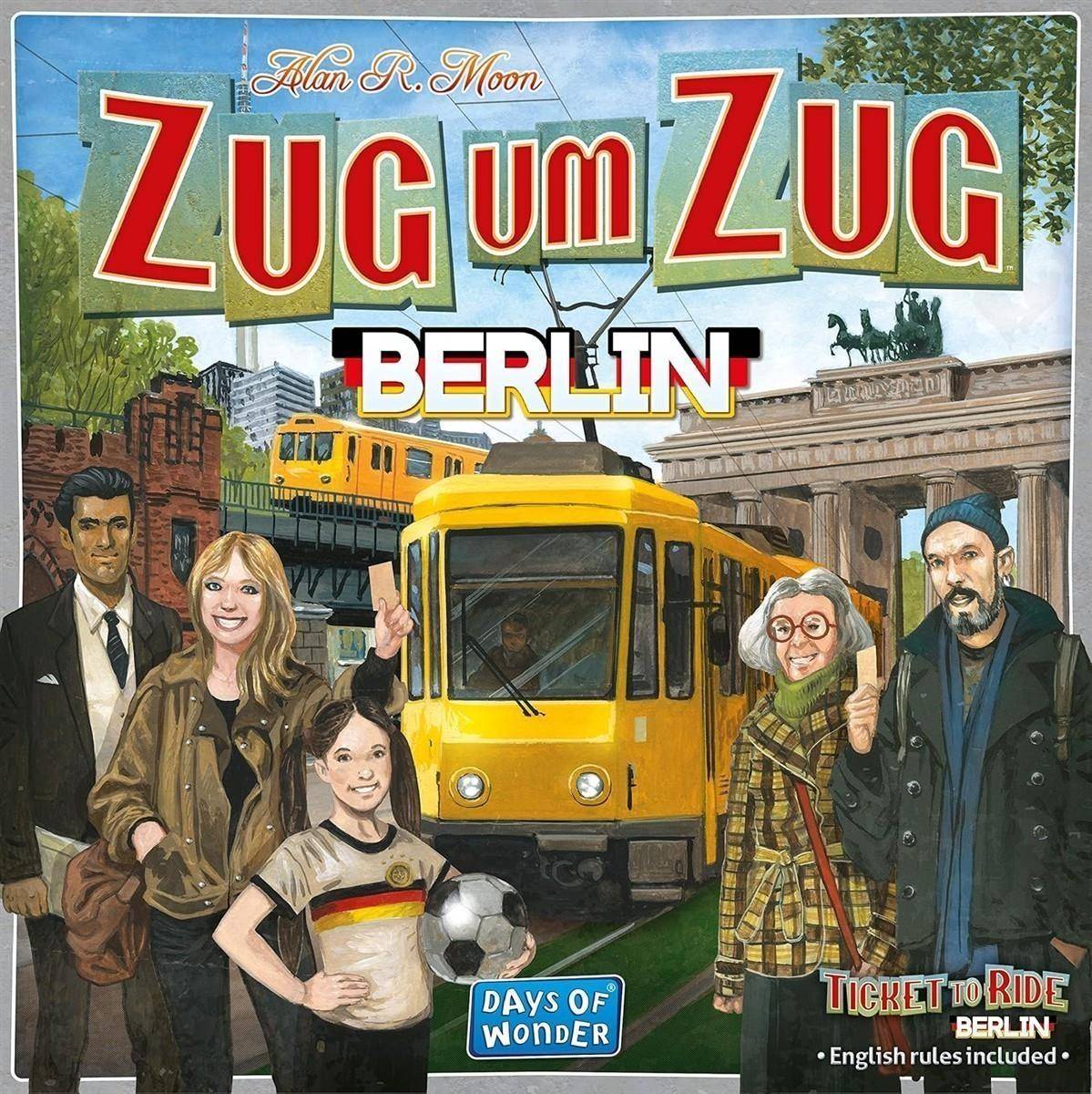 Coverkunst für das Brettspiel „Zug um Zug: Berlin