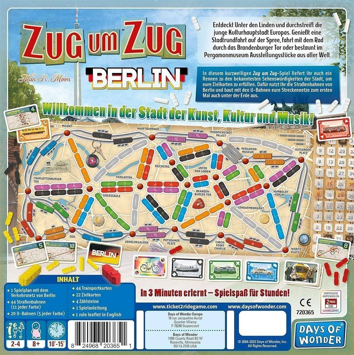 Brettspielschachtel für „Zug um Zug: Berlin