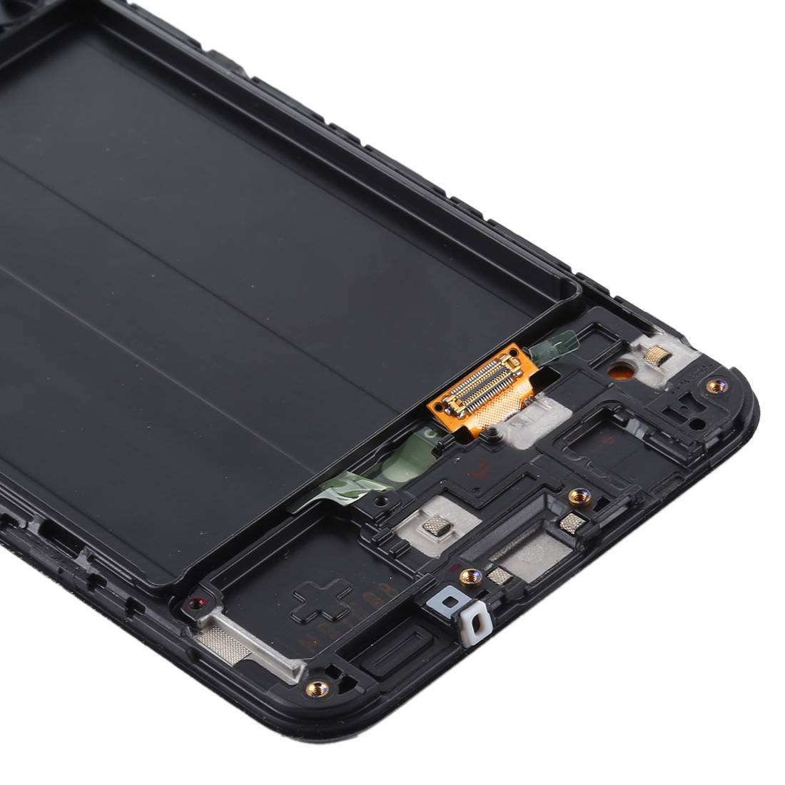 Für Samsung Galaxy A50 A505F Display Full TFT LCD mit Rahmen Einheit Touch Ersatzteil Reparatur Schwarz (ohne Fingerprint)