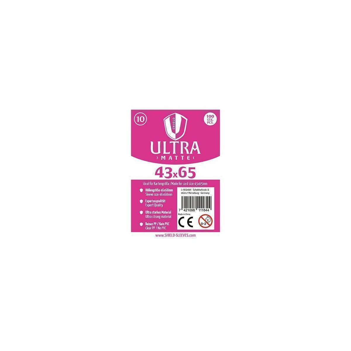 1027372 - Ultra Matte - 100 Super Sleeves f. K.-Größe 43 x 65 mm