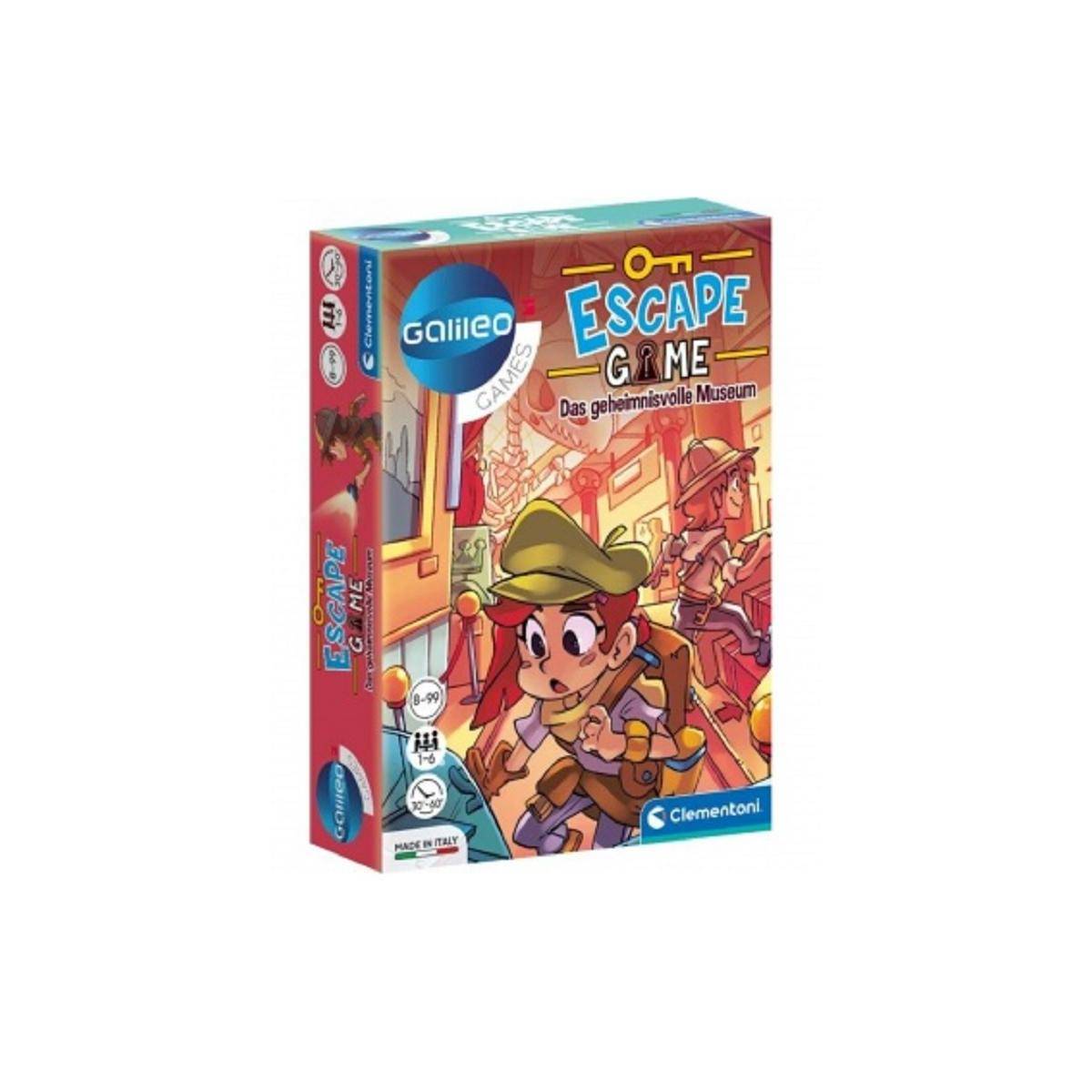 59227 - Escape Game - Das geheimnisvolle Museum - DE, Brettspiel, 1-6 Spieler, ab 8 Jahre