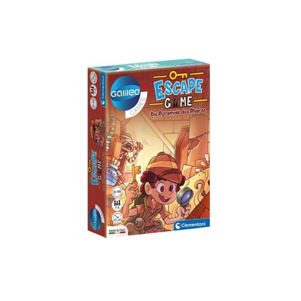 59230 - Escape Game - Die Pyramide des Pharao - DE, Brettspiel, 1-6 Spieler, ab 8 Jahre