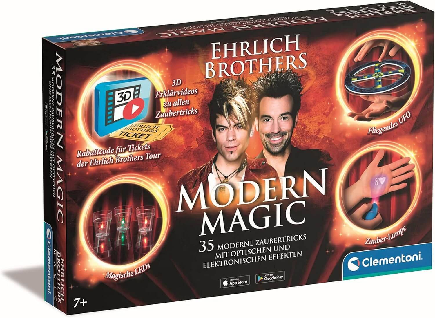 Clementoni 59313 - Ehrlich Brothers Modern Magic Zauberkasten