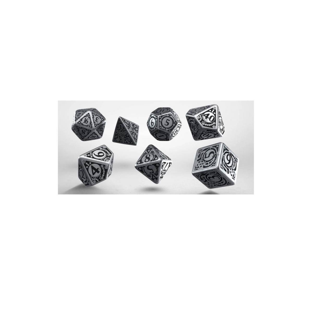 SMST01 - Metall Steampunk Würfel Set (7)