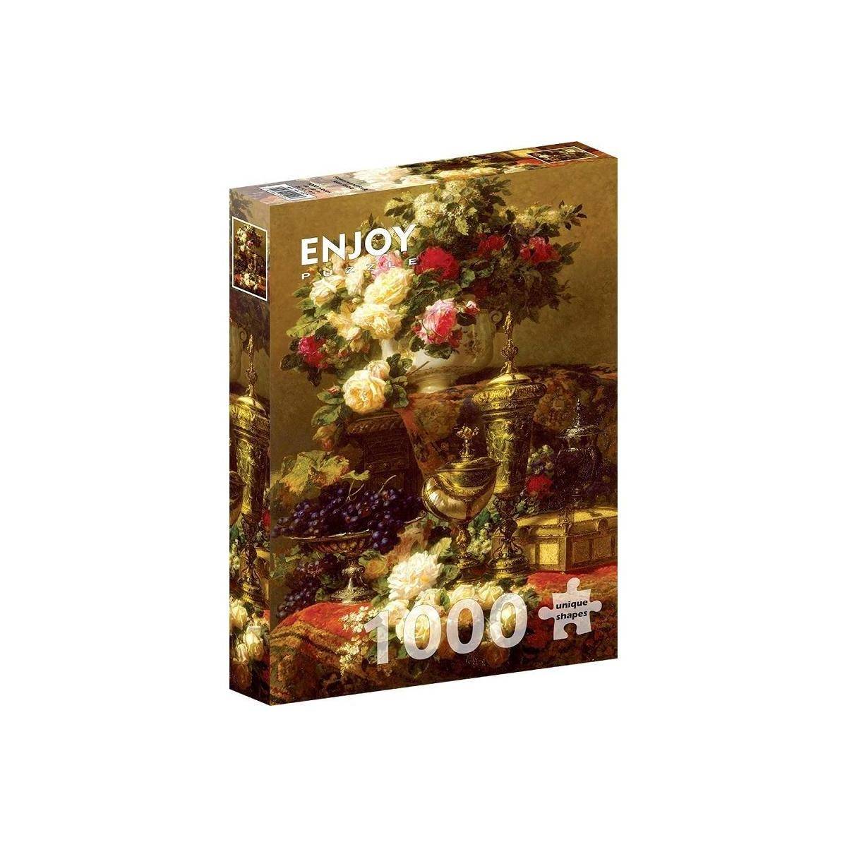 ENJOY-1221 - Jean-Baptiste Robie: Blumen und Früchte, Puzzle, 1000 Teile