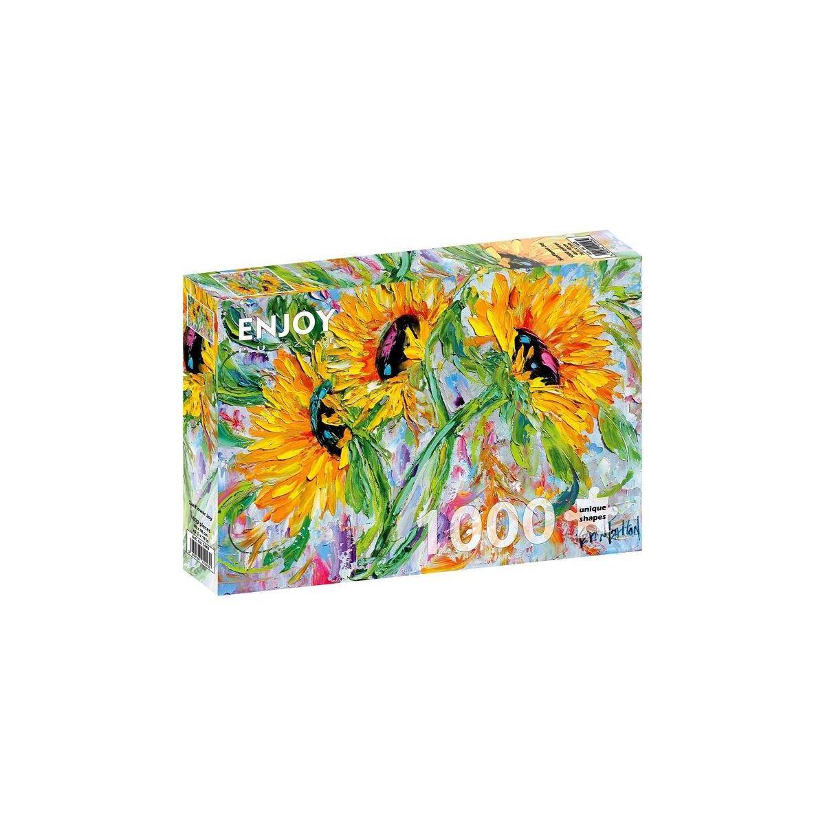 ENJOY-1443 - Sonnenblumenfreude, Puzzle, 1000 Teile