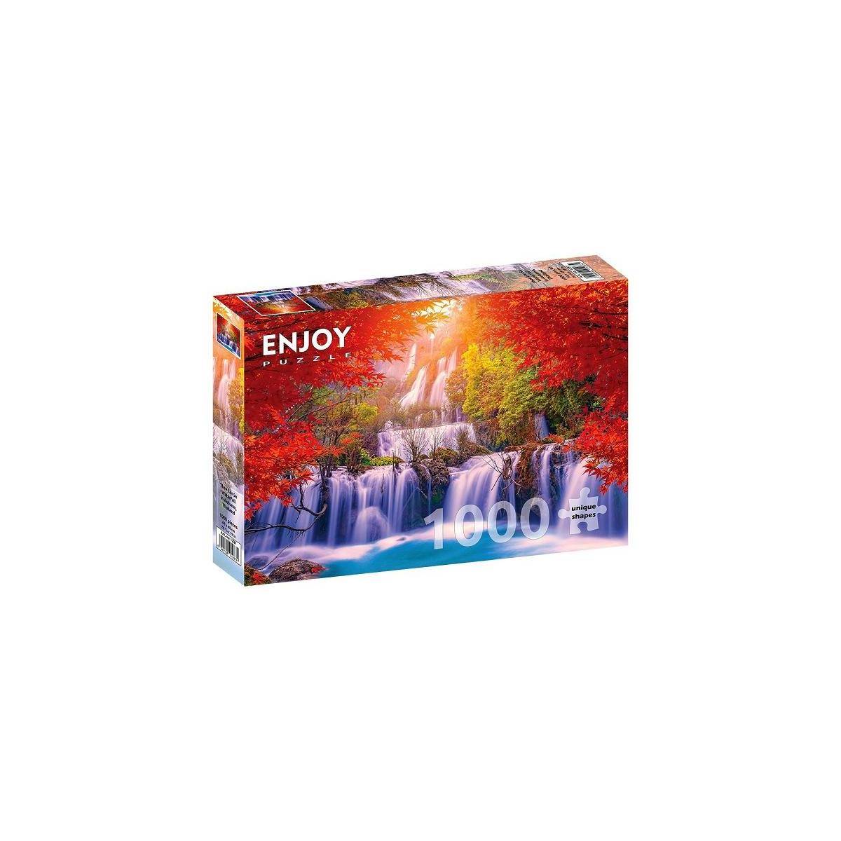 ENJOY-1287 - Thee Lor Su Wasserfall im Herbst, Thailand, Puzzle, 1000 Teile