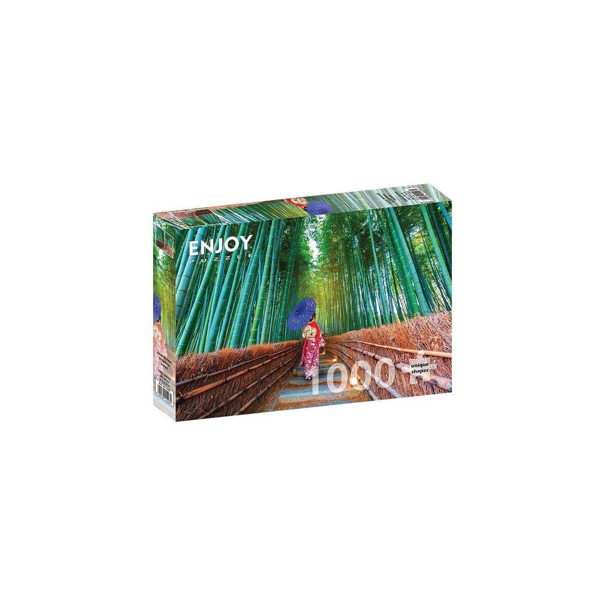 ENJOY-1293 - Asiatische Frau im Bambuswald, Puzzle, 1000 Teile