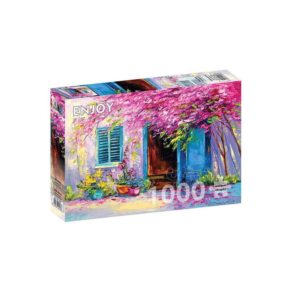 ENJOY-1693 - Blooming Courtyard, Puzzle , 1000 Teile