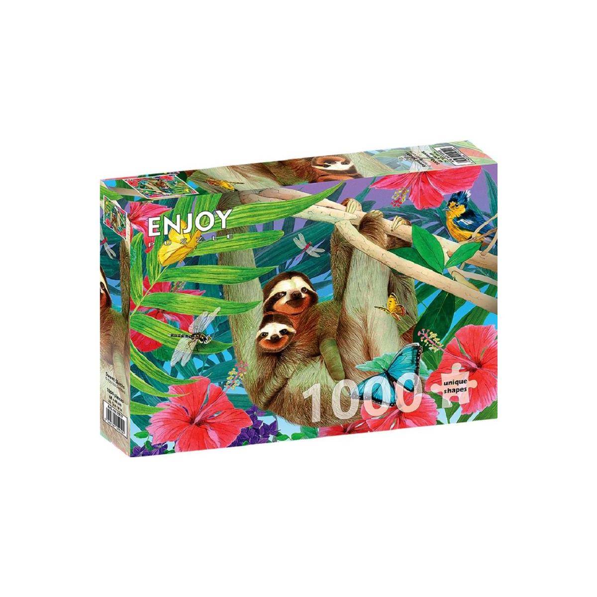 ENJOY-1919 - Sweet Sloths, Puzzle , 1000 Teile