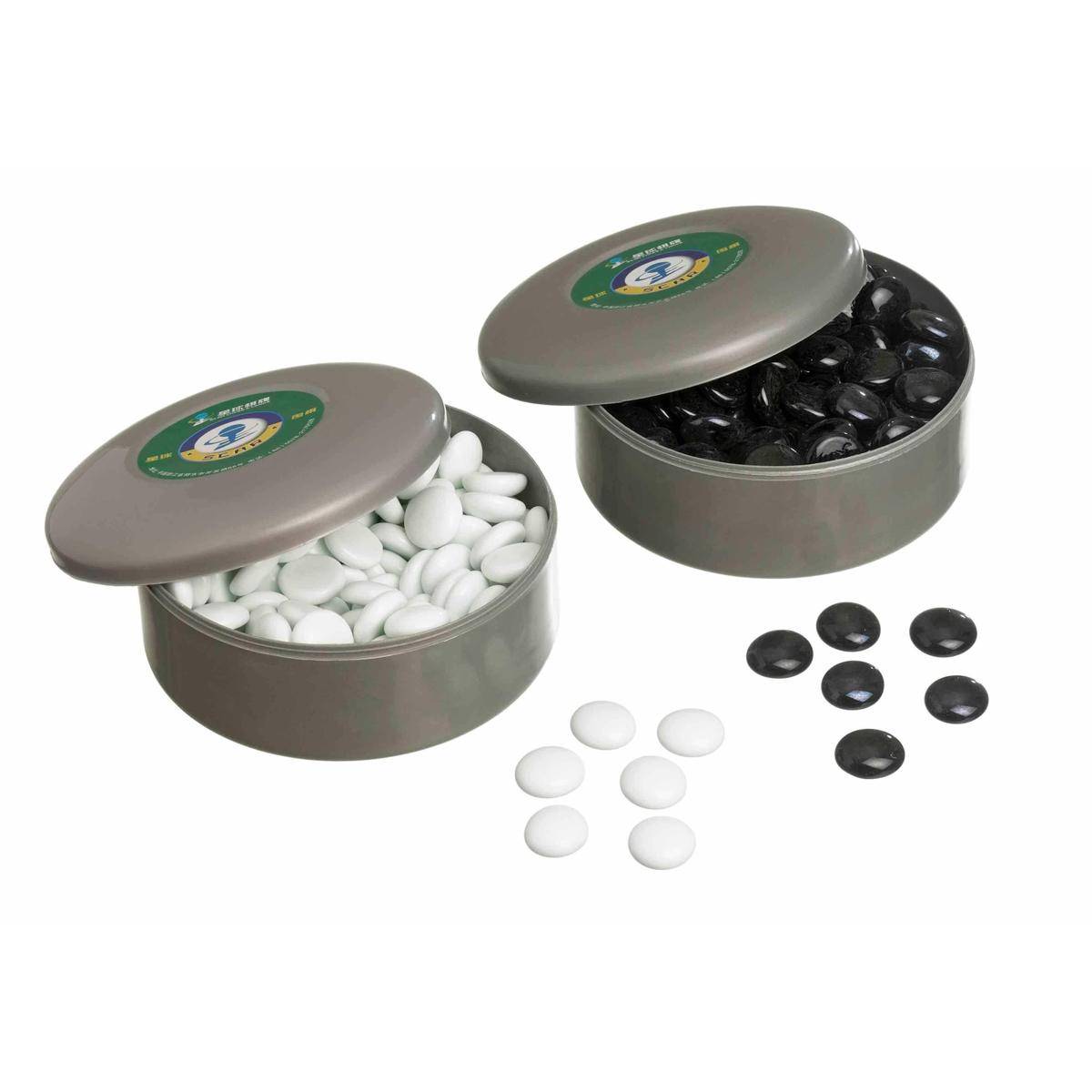 Go Spielsteine aus Glas, Set, Standard