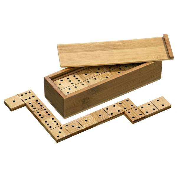 Domino, Doppel 6, Bambus, Legespiel, für 2-4 Spieler, ab 6 Jahren Domino, Doppel 6, Bambus, Legespiel, für 2-4 Spieler, ab 6 Jahren