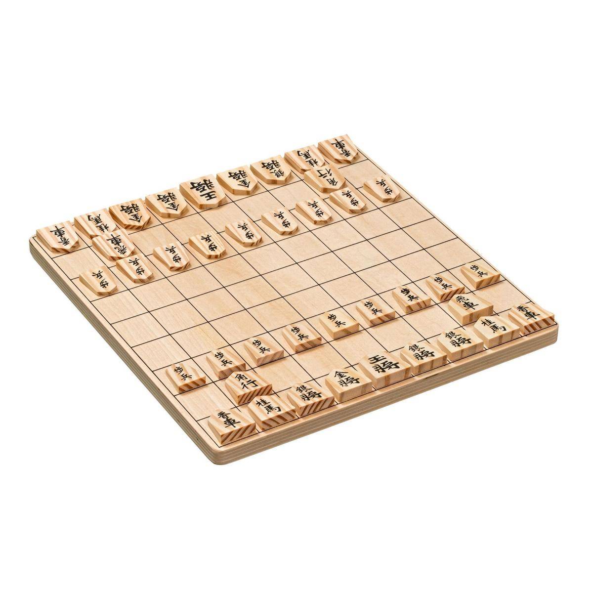 3297 - Shogi, Standard, Brettspiel aus Holz, 1-2 Spieler, ab 8 Jahren