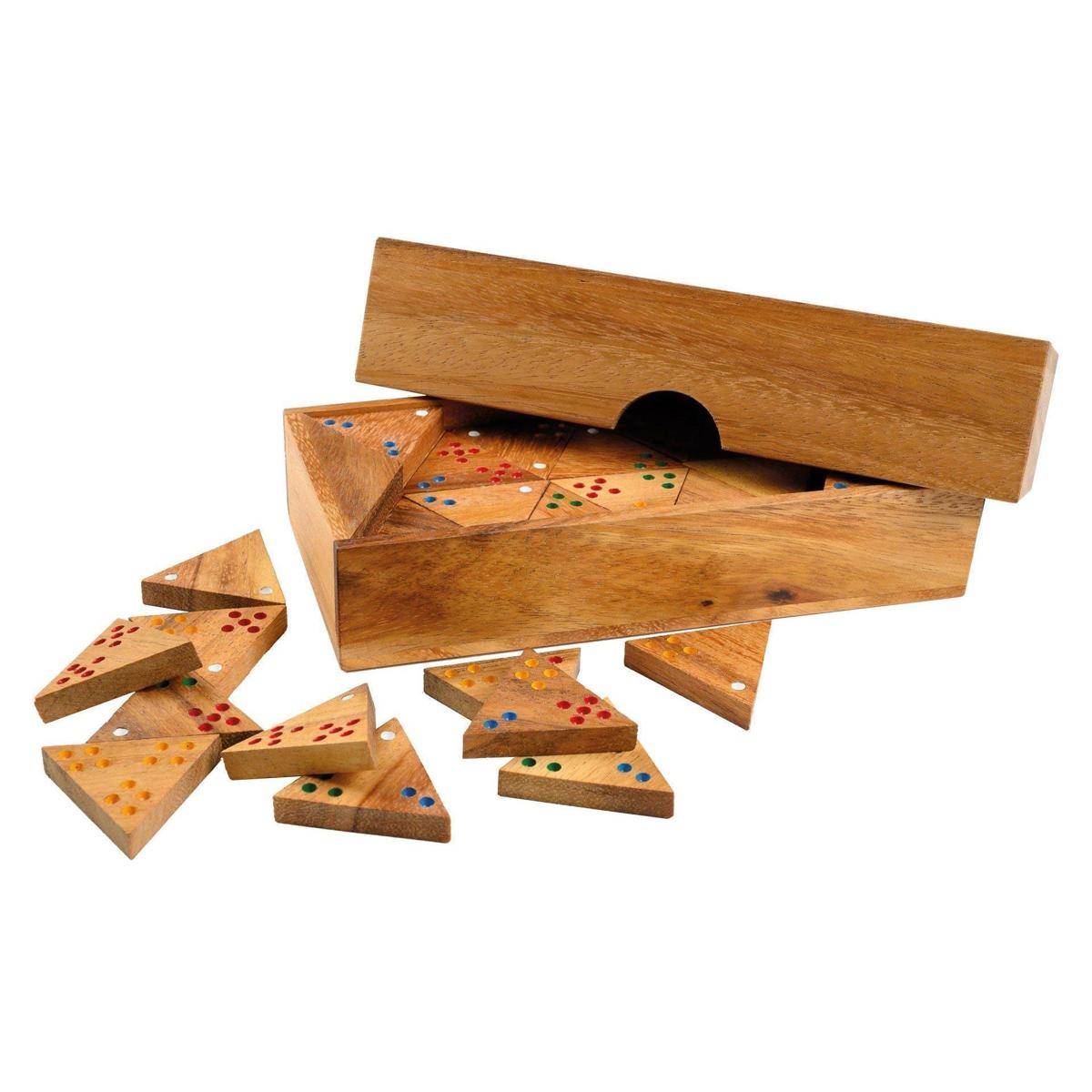 Dreieck Domino, Legespiel, für 2-6 Spieler, ab 6 Jahren