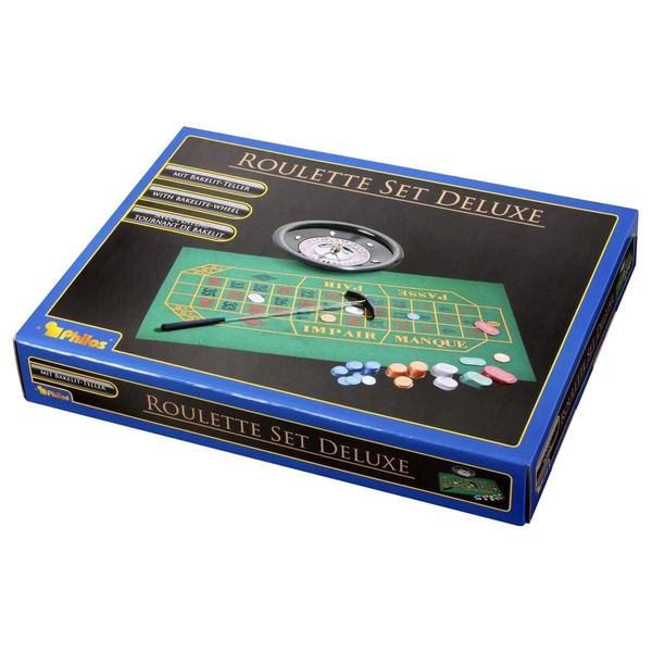 Roulette Set Deluxe, Brettspiel, ab 2 Spieler, ab 6 Jahren Roulette Set Deluxe, Brettspiel, ab 2 Spieler, ab 6 Jahren