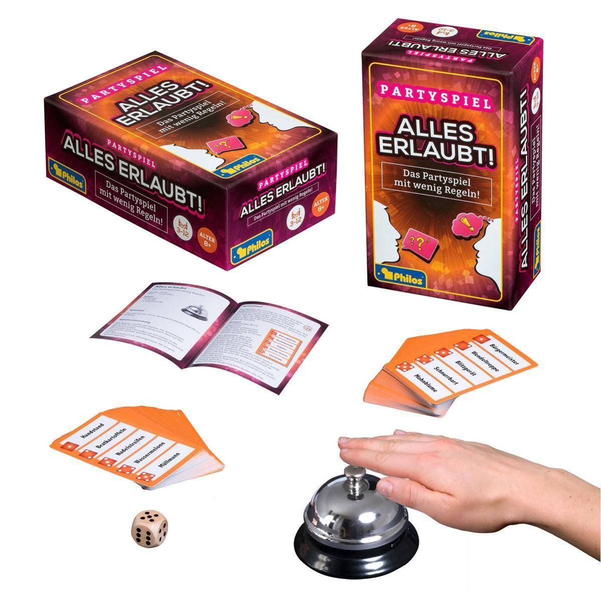 5203 - Alles erlaubt -Partyspiel, für 3 - 12 Spieler, ab 8 Jahren (DE-Ausgabe)