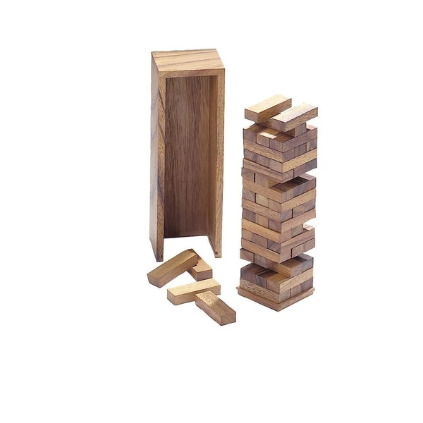 Wackelturm, groß, Geschicklichkeitsspiel, für 2-6 Spieler, ab 6 Jahren Wackelturm, groß, Geschicklichkeitsspiel, für 2-6 Spieler, ab 6 Jahren