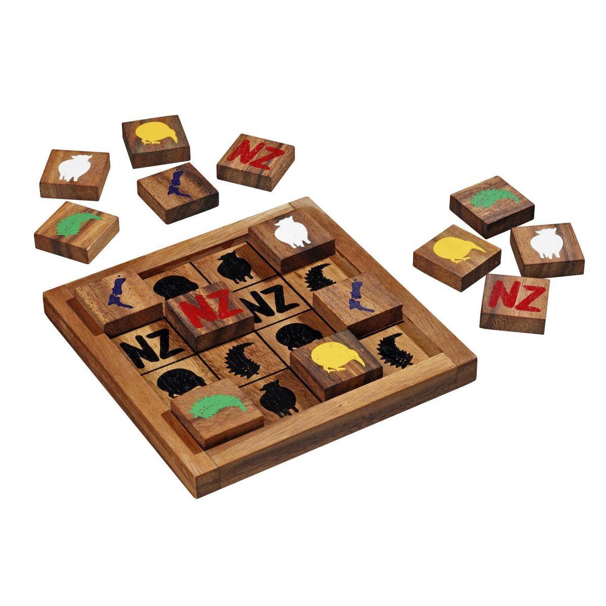 Neuseeland Puzzle, Brettspiel, für 1 Spieler, ab 8 Jahren