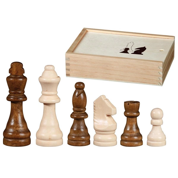 2018 - Schachfiguren Otto I, Königshöhe 89 mm, in Holzbox, Für 2 Spieler (De-Ausgabe) 2018 - Schachfiguren Otto I, Königshöhe 89 mm, in Holzbox, Für 2 Spieler (De-Ausgabe)