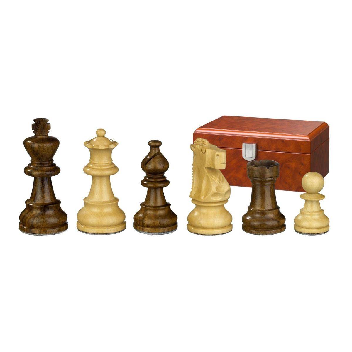 Schachfiguren Napoleon, KH 65 mm, in Holzbox, (DE-Ausgabe)