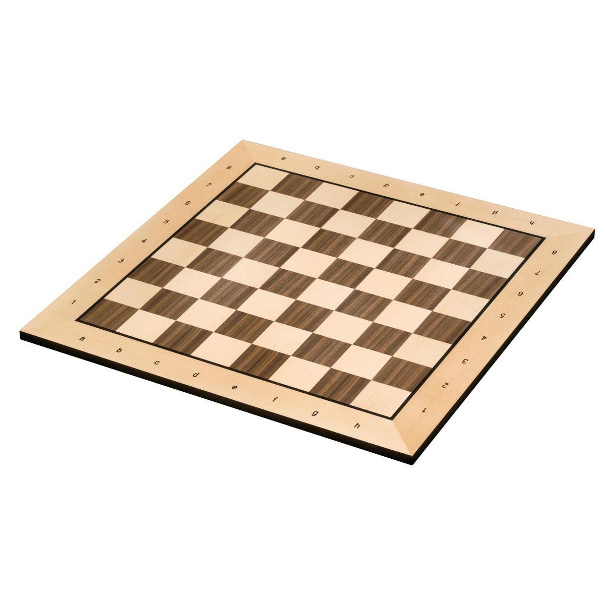 Schachbrett Belgrad, Feld 50 mm, mit Randbeschriftung