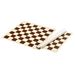 Schachbrett rollbar, Feld 55 mm, aus Kunststoff, braun creme Schachbrett rollbar, Feld 55 mm, aus Kunststoff, braun creme