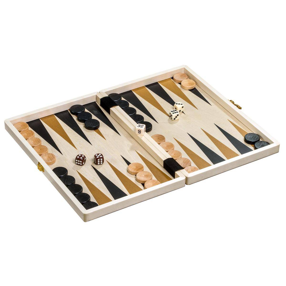 1111 - Backgammon Paros, medium, Brettspiel, für 2 Spieler, ab 8 Jahren