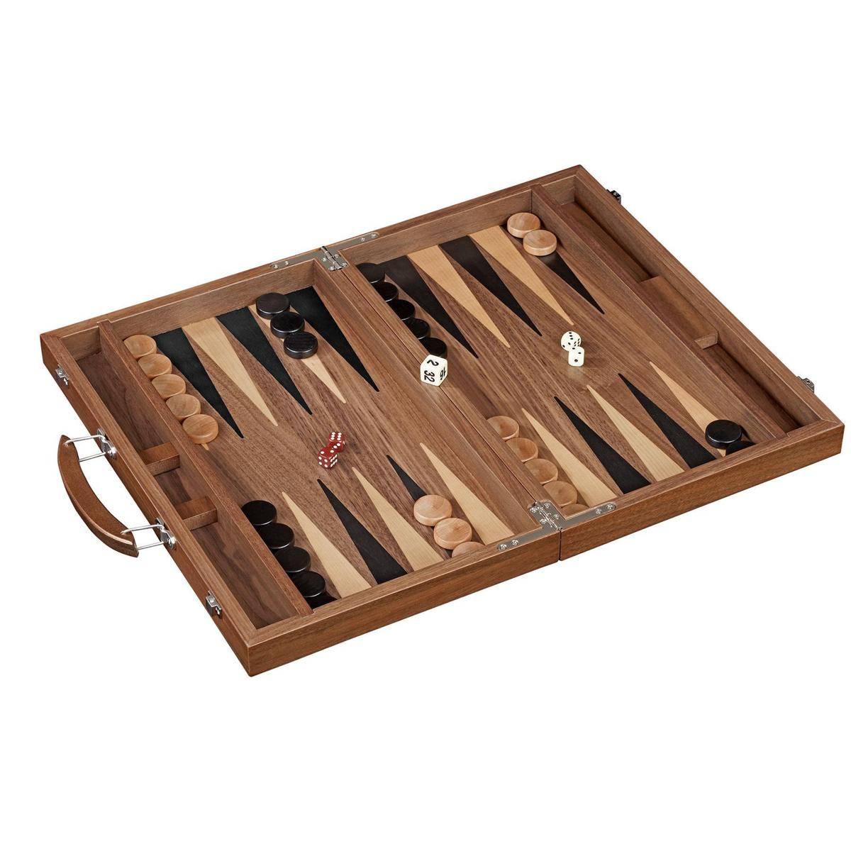 Backgammon Zante, medium, Brettspiel, für 2 Spieler, ab 6 Jahren