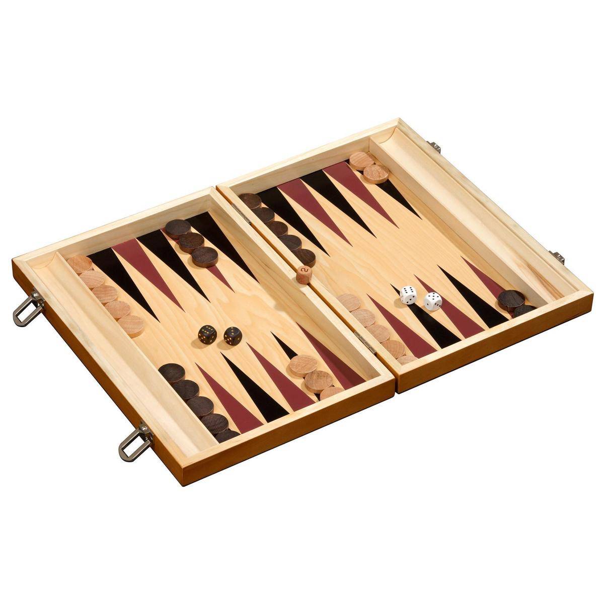 Backgammon Skiathos, medium, Brettspiel, für 2 Spieler, ab 6 Jahren