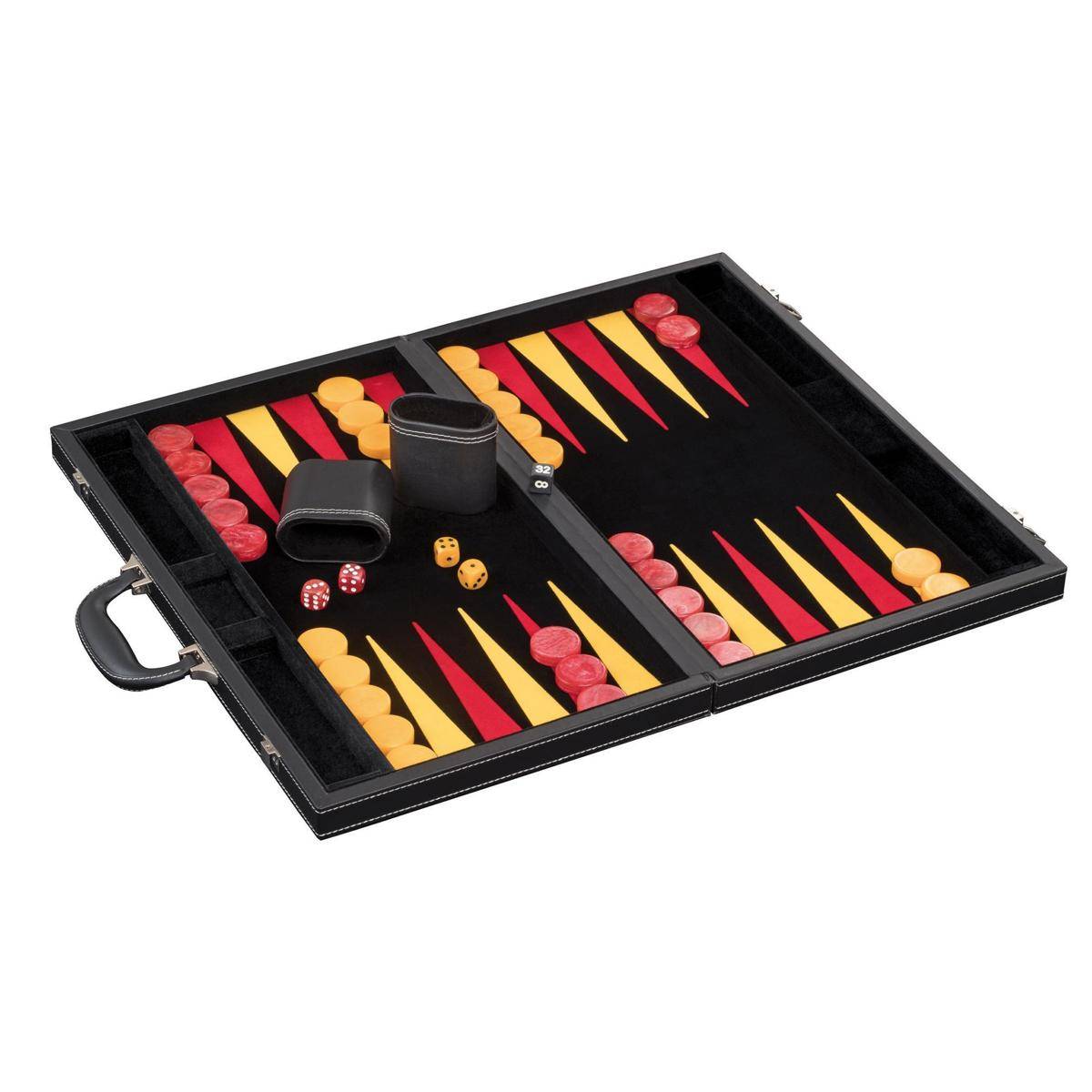 Backgammon Donousa, groß, Brettspiel, für 2 Spieler, ab 6 Jahren