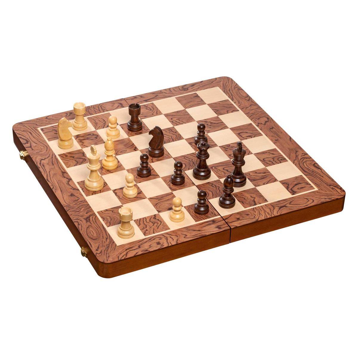 Schach Backgammon Dame Set, Brettspiel, für 2 Spieler, ab 6 Jahren