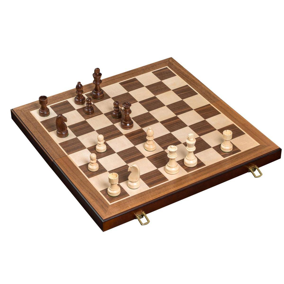 Schachkassette, Turniergröße, Brettspiel, für 2 Spieler, ab 6 Jahren