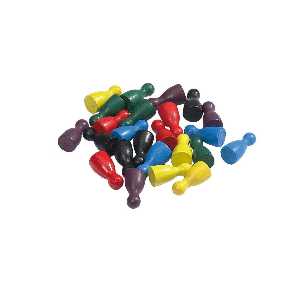 3050 - Halmakegel, 24 x 12 mm, 120 St. farbig sortiert, 1-2 Spieler (DE-Ausgabe)